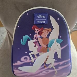 Loungefly Disney Hercules 25th Anniversary Meg & Hercules Mini Backpack.